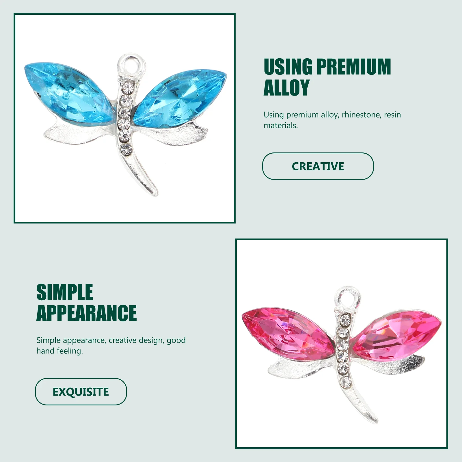 Dragonfly Jewelry Accessories Jewellery Making Charms Earring Bulk Hanging Ornaments for Earrings
Dragonfly Jewelry Accessories Jewellery Making Charms Earring Bulk Hanging Ornaments for Earrings