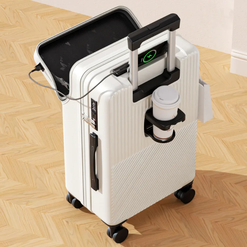 Front opening Multi-function password Suitcase 20 Boarding case Men's and women's business suitcase Small trolley case 24 inches
Front opening Multi-function password Suitcase 20 Boarding case Men's and women's business suitcase Small trolley case 24 inches