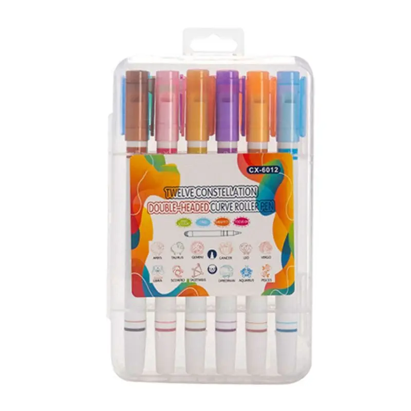A01E-12 Constellation Highlighter Pen Set,12 Different Shapes Dual Tip Markers Pen For Kids Stationery School Supplies
A01E-12 Constellation Highlighter Pen Set,12 Different Shapes Dual Tip Markers Pen For Kids Stationery School Supplies