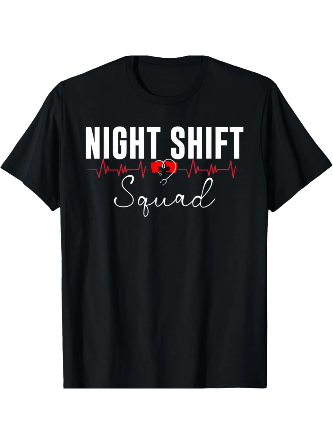 Футболка с рисунком Night Shift Squad для медсестер — повседневная хлопковая футболка, идеально подходит для повседневного наряда и активного отдыха
Футболка с рисунком Night Shift Squad для медсестер — повседневная хлопковая футболка, идеально подходит для повседневного наряда и активного отдыха