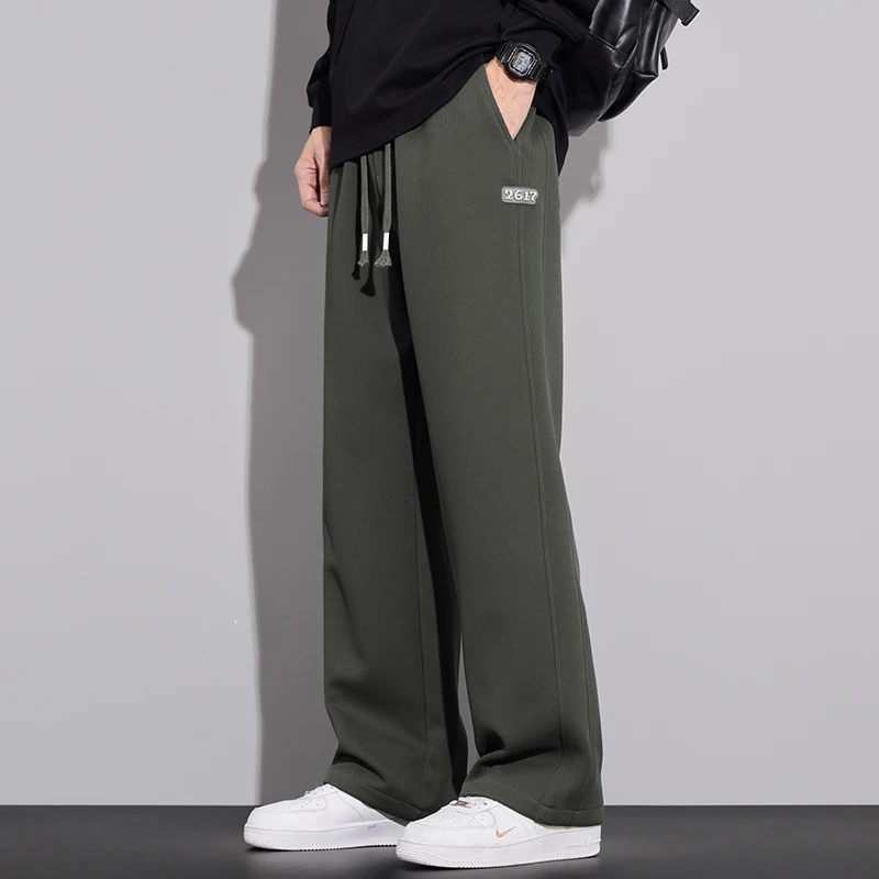 2026 Spring Summer Autumn New Straight Casual Drawstring Pants for Men Clothing Solid Color Streetwear Men Trousers
2026 Spring Summer Autumn New Straight Casual Drawstring Pants for Men Clothing Solid Color Streetwear Men Trousers