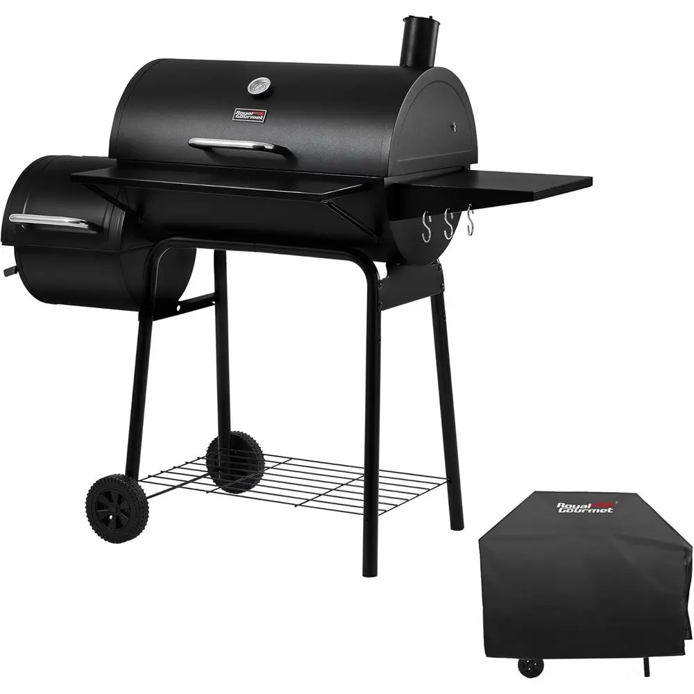 Large Charcoal Smoker Grill with Cover, 823 Sq. In., Ideal for Outdoor Cooking and Camping
Large Charcoal Smoker Grill with Cover, 823 Sq. In., Ideal for Outdoor Cooking and Camping
