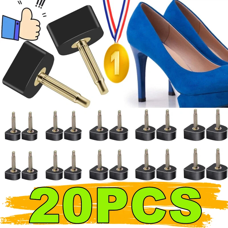 20PCS(10Pairs) Heel Repair Tips Pins Shoes Tips Taps Dowel Lifts Replacement Shoe Repair Heel Stoppers Protectors Shoe Accessory
20PCS(10Pairs) Heel Repair Tips Pins Shoes Tips Taps Dowel Lifts Replacement Shoe Repair Heel Stoppers Protectors Shoe Accessory