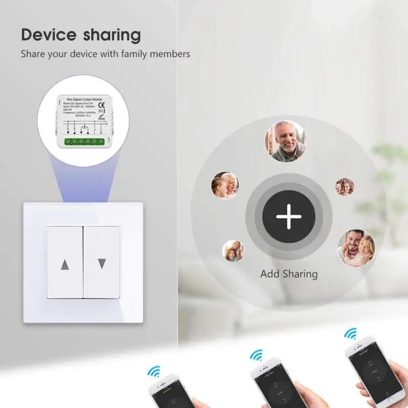 QS-S10-C04/ECC02 Switch Support Home Alexa Tuya /WiFi Smart Curtain Switch Module For Roller Shutter Blinds Motor
QS-S10-C04/ECC02 Switch Support Home Alexa Tuya /WiFi Smart Curtain Switch Module For Roller Shutter Blinds Motor