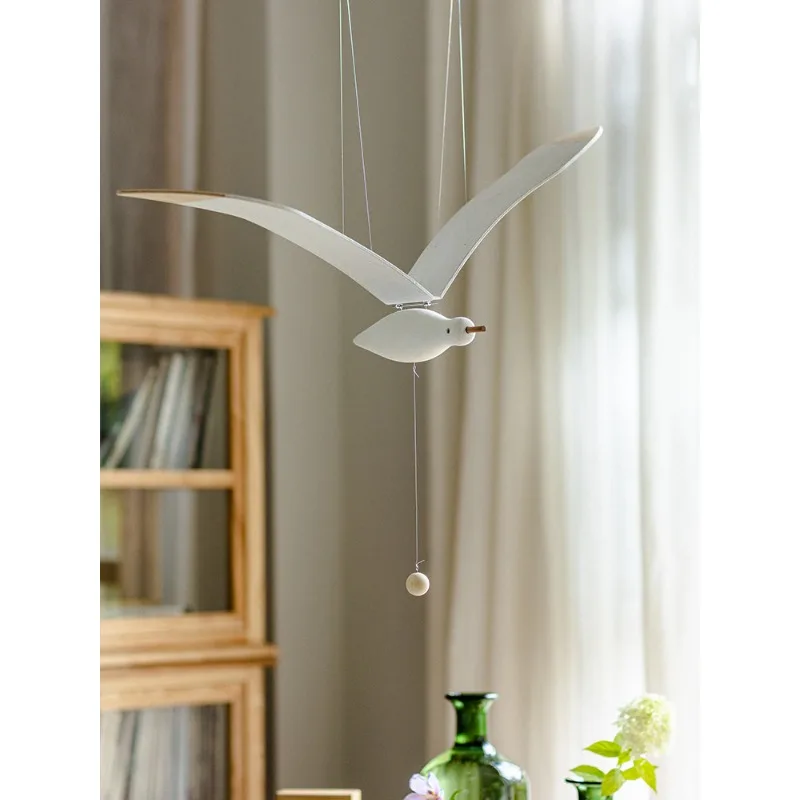 Wooden Seagull Hanging Ornament Creative Flying Bird Pendant For Living Room Balcony Window Decor
Wooden Seagull Hanging Ornament Creative Flying Bird Pendant For Living Room Balcony Window Decor