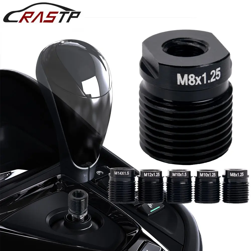 RASTP-Shift Knob Adapter Aluminum Alloy with Inside Thread M8*1.25/M10*1.25/M10*1.5/M12*1.25/M14x1.5 for Gear Shifter Stick
RASTP-Shift Knob Adapter Aluminum Alloy with Inside Thread M8*1.25/M10*1.25/M10*1.5/M12*1.25/M14x1.5 for Gear Shifter Stick