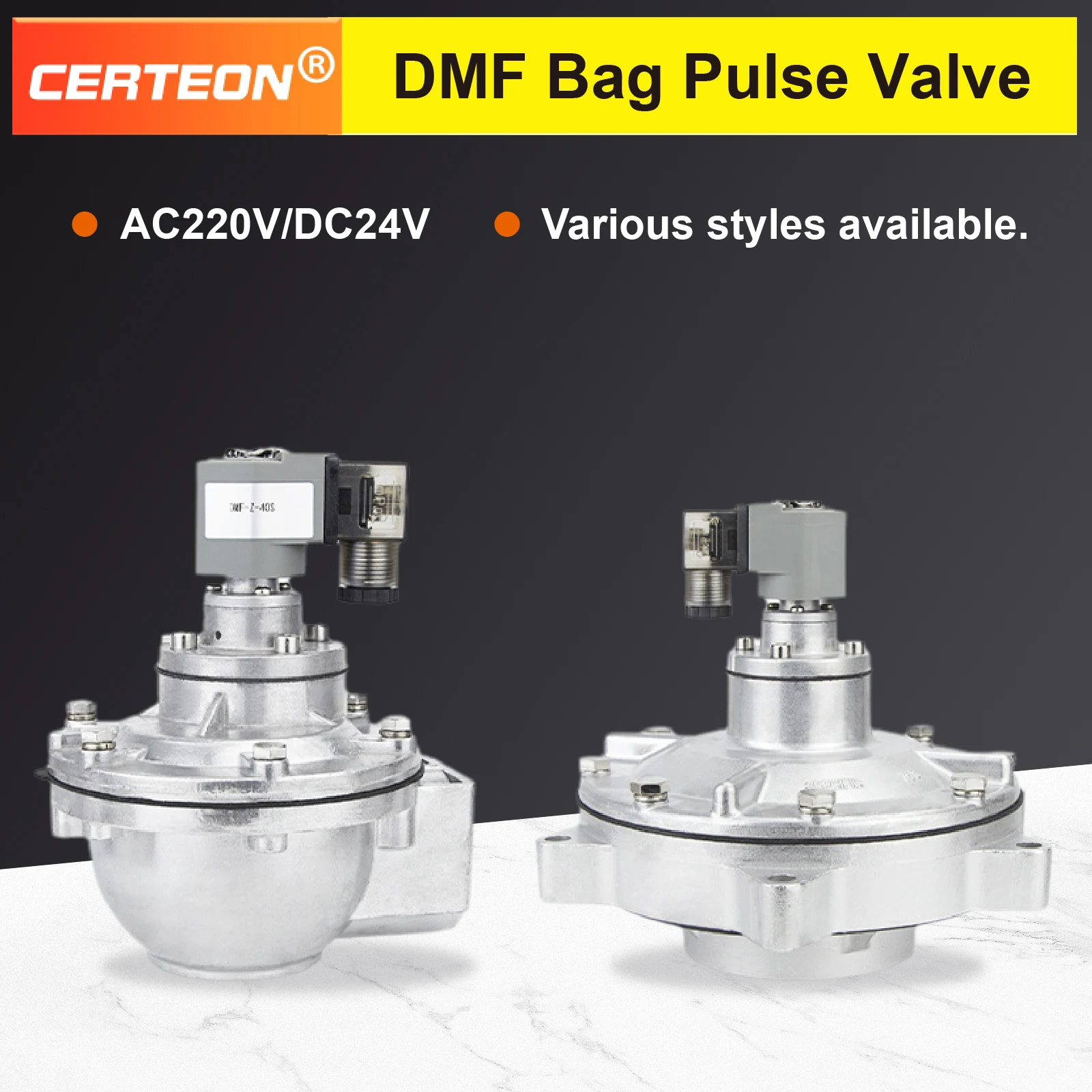 DMF-Z-20/25/40S/50S Right Angle Pulse Jet Valve Dust Collector Solenoid Valve AC220V DC24V Diaphragm Valve
DMF-Z-20/25/40S/50S Right Angle Pulse Jet Valve Dust Collector Solenoid Valve AC220V DC24V Diaphragm Valve