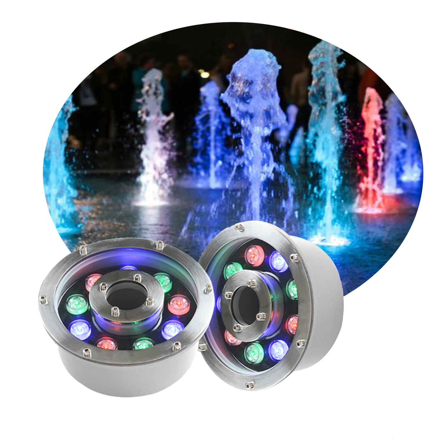 Commercial water resistant 9w 18 watt 120 volt rgbw dmx 316ss aluminum small pond spot underwater ring nozzle led fountain light
Commercial water resistant 9w 18 watt 120 volt rgbw dmx 316ss aluminum small pond spot underwater ring nozzle led fountain light