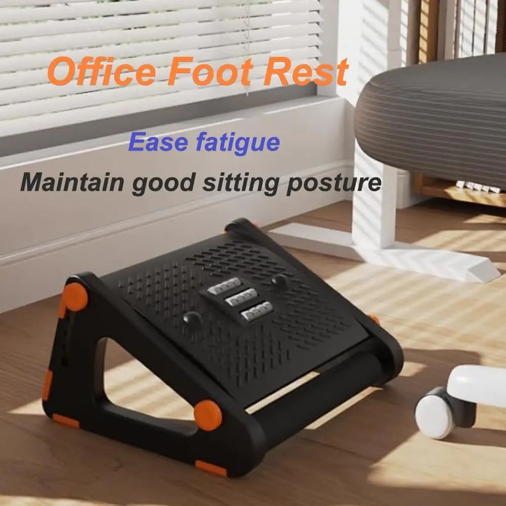 Adjustable Foot Rest Under Desk Dual Purpose Foot Stool with Massage Rollers Ergonomic Office Leg Support Relieve Fatigue
Adjustable Foot Rest Under Desk Dual Purpose Foot Stool with Massage Rollers Ergonomic Office Leg Support Relieve Fatigue