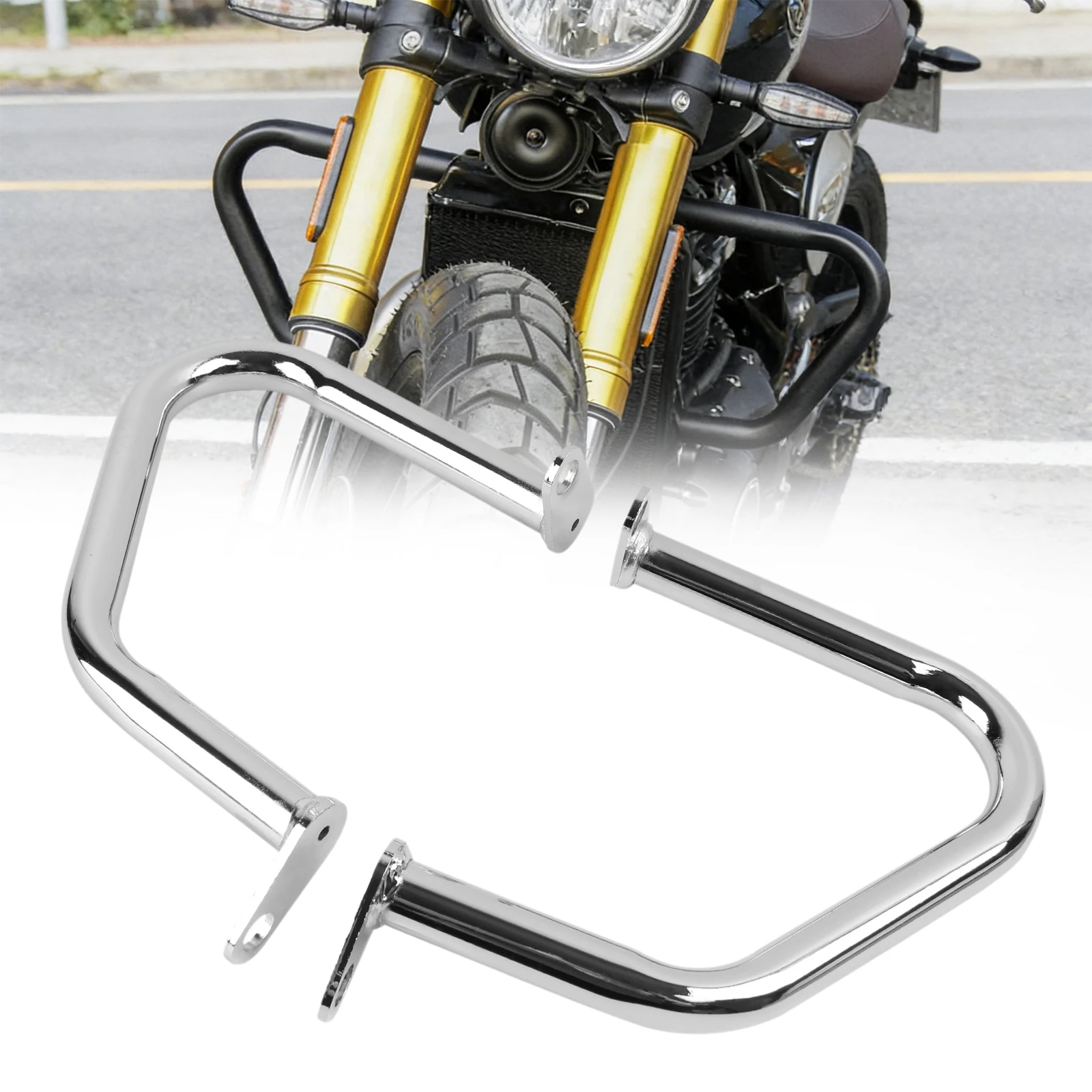For Triumph Street Twin Bonneville T100 T120 Motorcycle Engine Guard Crash Bar Bumper Frame Falling Protectors
For Triumph Street Twin Bonneville T100 T120 Motorcycle Engine Guard Crash Bar Bumper Frame Falling Protectors