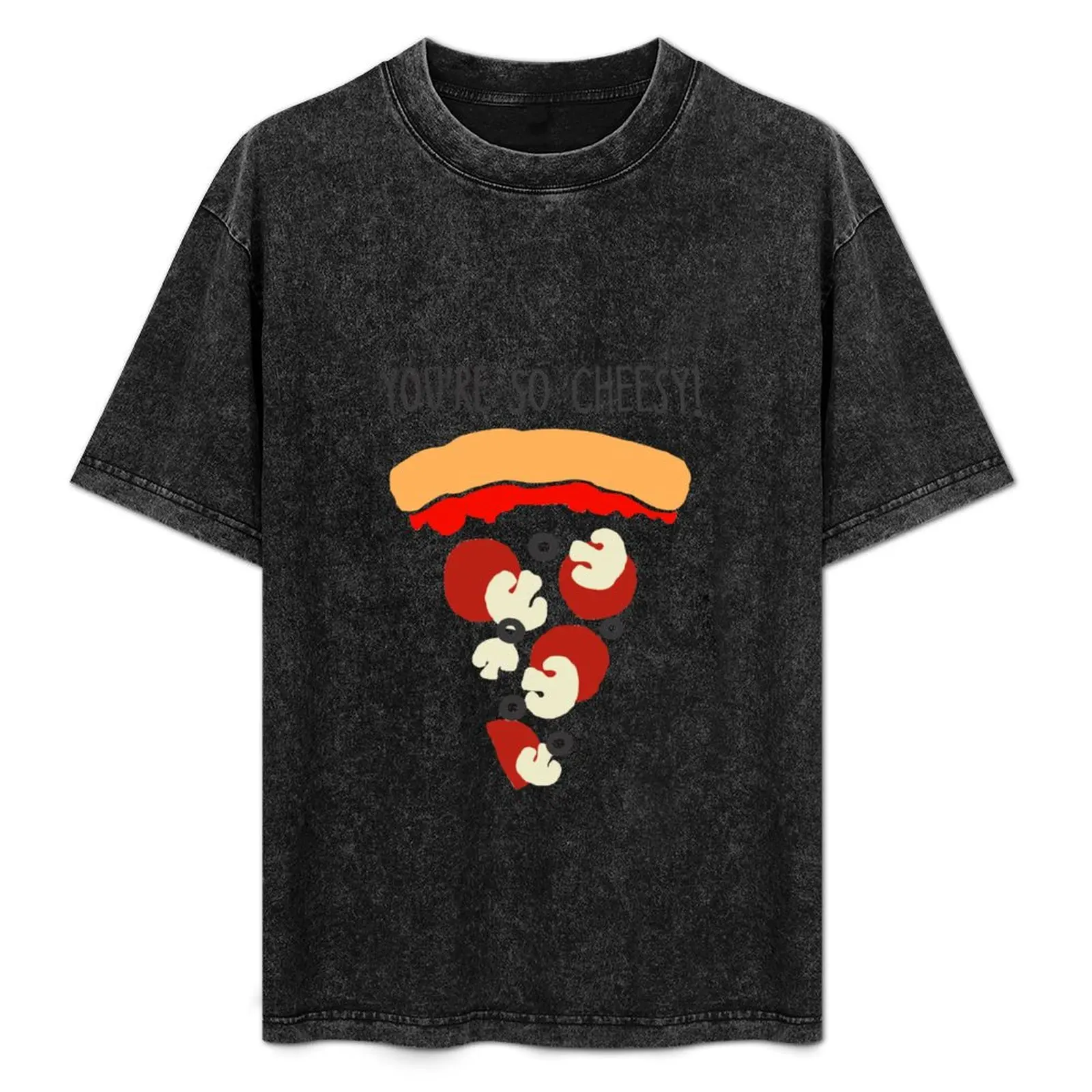 Cheesy Pizza T-Shirt Casual Basic Street Style T-Shirt
Cheesy Pizza T-Shirt Casual Basic Street Style T-Shirt