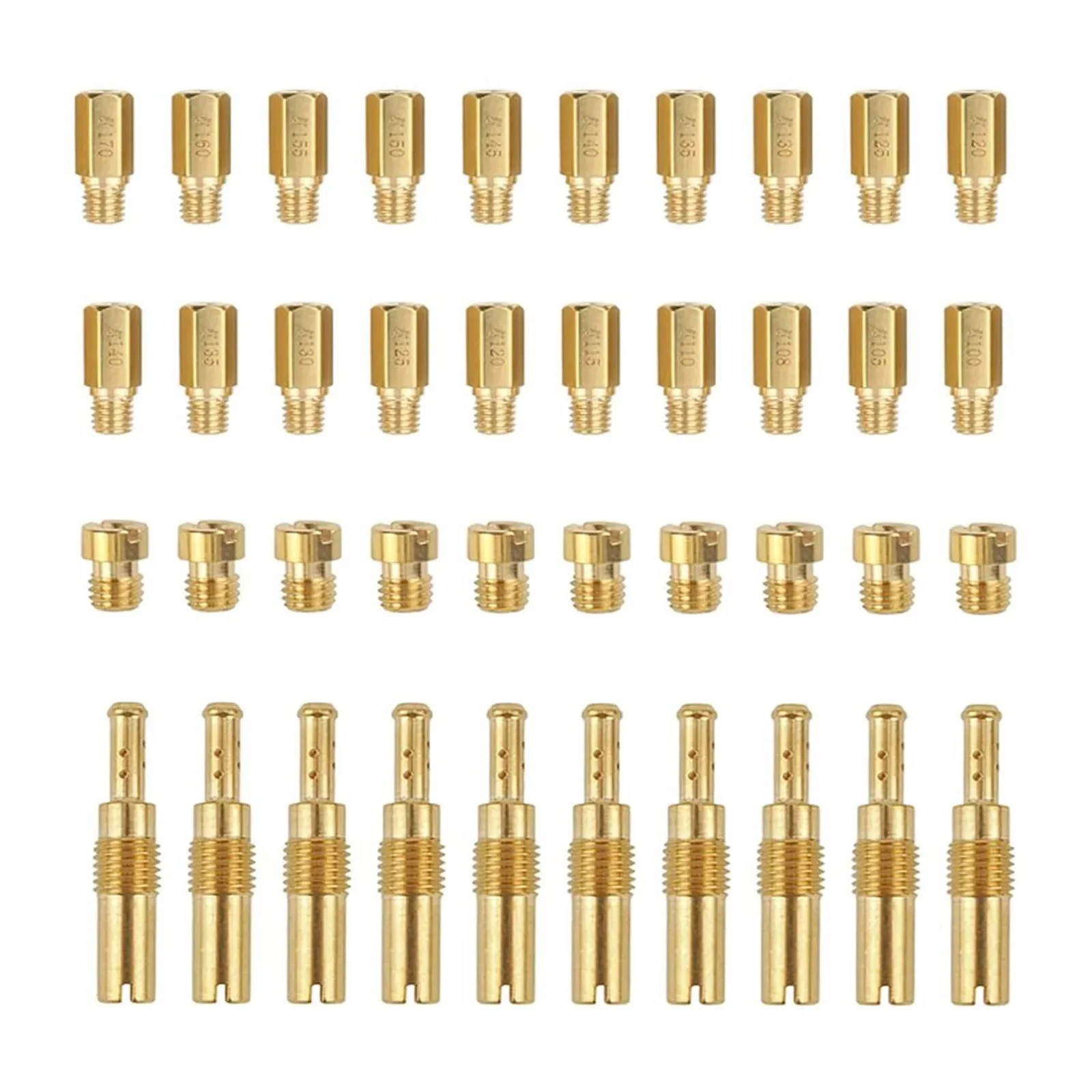 30Pcs Carburetor Main Jets and 10Pcs Slow Jets Pilot Jet Kit For PWK Keihin CV CVK CVVD FCR PWK VA VB VE Motorcycle Accessories
30Pcs Carburetor Main Jets and 10Pcs Slow Jets Pilot Jet Kit For PWK Keihin CV CVK CVVD FCR PWK VA VB VE Motorcycle Accessories