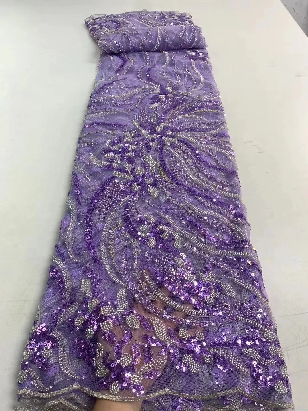 New Beads Lace Fabric High Quality African Sequins Lace French Tulle Lace Fabric Swiss Lace Nigerian Mesh Fabrics For Dresses
New Beads Lace Fabric High Quality African Sequins Lace French Tulle Lace Fabric Swiss Lace Nigerian Mesh Fabrics For Dresses