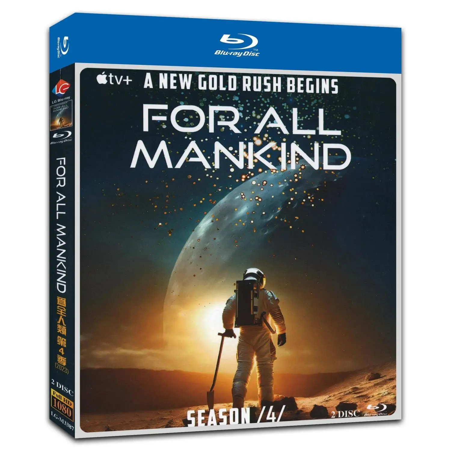 For All Mankind Season 4, English/Chinese and English Subtitles 2 Blu-ray Disc Boxes
For All Mankind Season 4, English/Chinese and English Subtitles 2 Blu-ray Disc Boxes