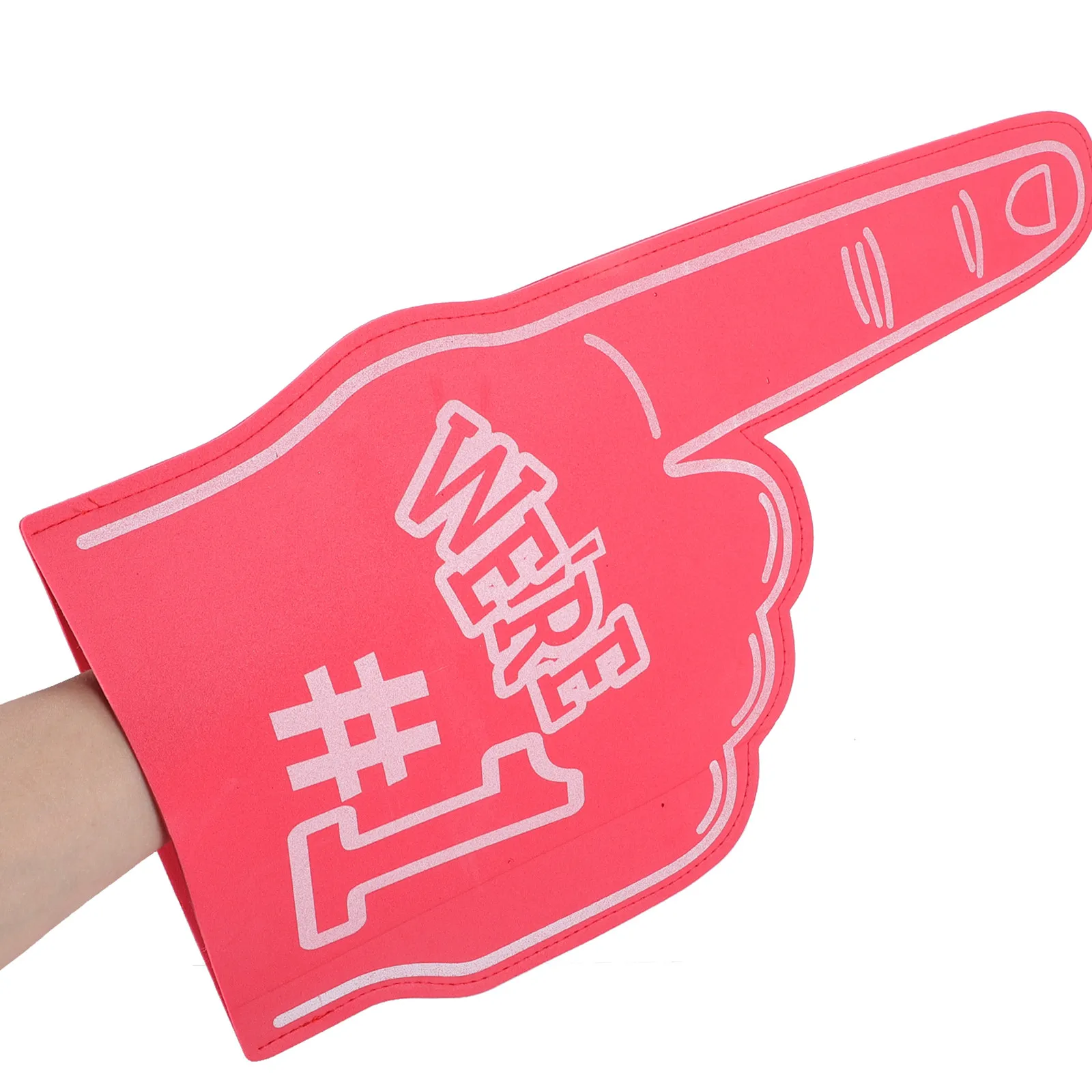 3Pcs Foam Fingers Cheerleading Prop Soft Comfortable Foam Hand Noise Maker Sports Event Party Supplies Pointer Finger
3Pcs Foam Fingers Cheerleading Prop Soft Comfortable Foam Hand Noise Maker Sports Event Party Supplies Pointer Finger