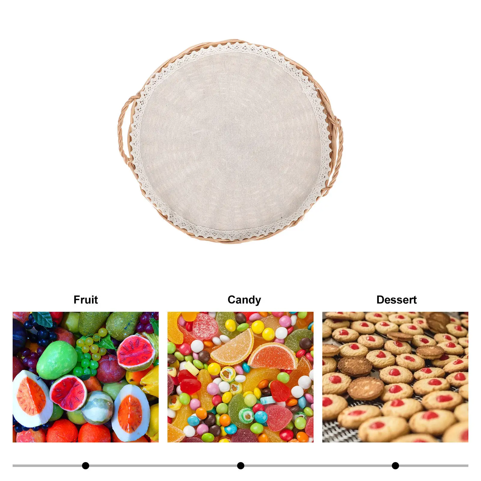 1Set Baking Tray Multifunctional Wicker Weaving Bread Basket for Kitchen Bakery Fruit Snack Storage Decorative Container
1Set Baking Tray Multifunctional Wicker Weaving Bread Basket for Kitchen Bakery Fruit Snack Storage Decorative Container