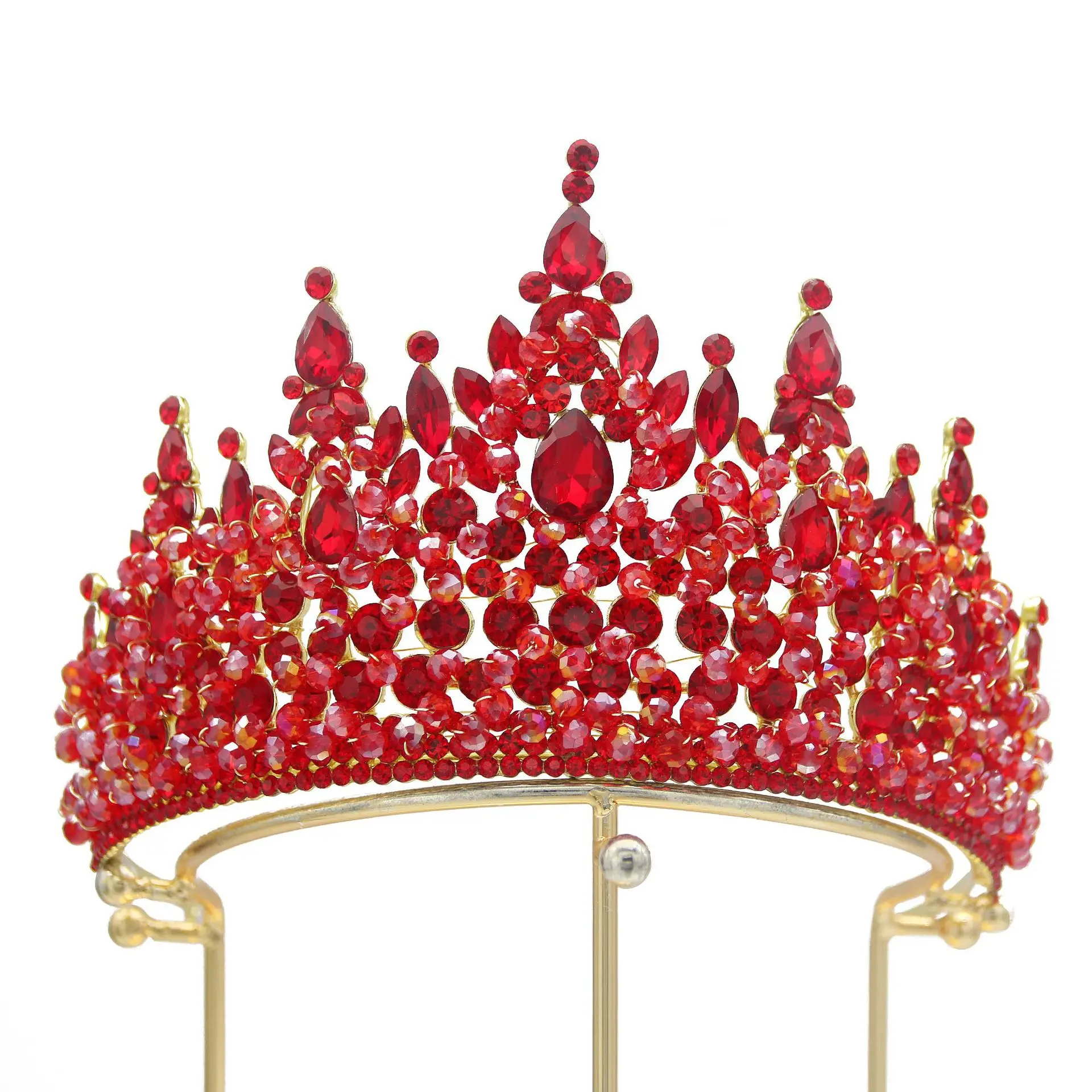 Luxury Handmade Crystal Beaded Wedding Crown Women Hair Accessory Princess Birthday Oversized Bridal Tiara Rhinestone Headpiece
Luxury Handmade Crystal Beaded Wedding Crown Women Hair Accessory Princess Birthday Oversized Bridal Tiara Rhinestone Headpiece