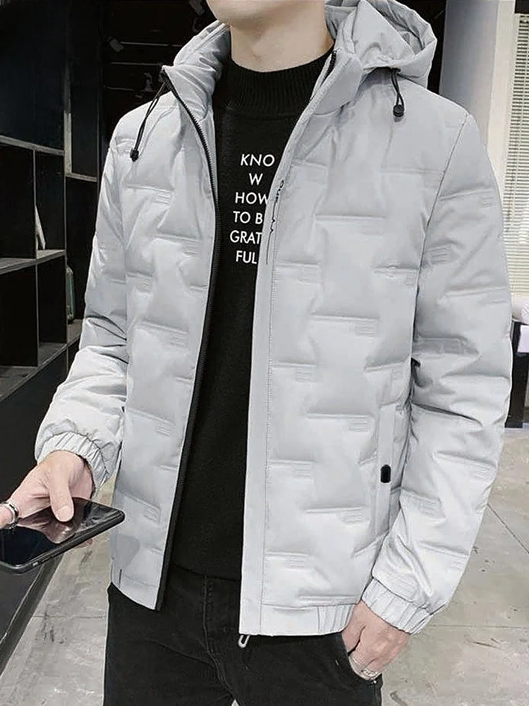 Мужская легкая зимняя куртка-пуховик: новая модная утепленная модель из полиэстера для молодежи, теплая верхняя одежда
Мужская легкая зимняя куртка-пуховик: новая модная утепленная модель из полиэстера для молодежи, теплая верхняя одежда