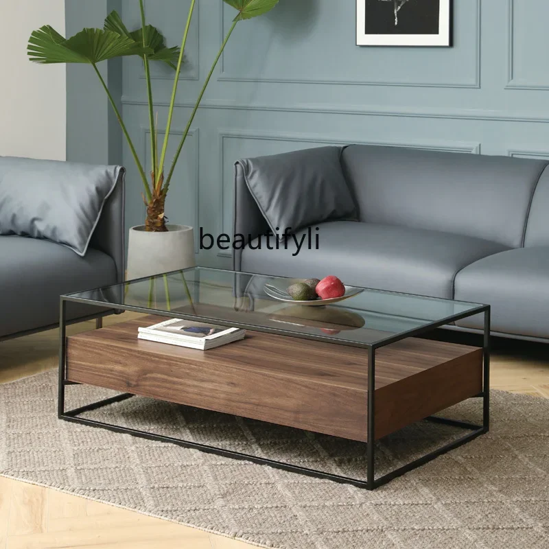 xz1zq Modern Minimalist Tea Table Living Room Home Nordic Light Luxury Glass Storage Tea Table
xz1zq Modern Minimalist Tea Table Living Room Home Nordic Light Luxury Glass Storage Tea Table