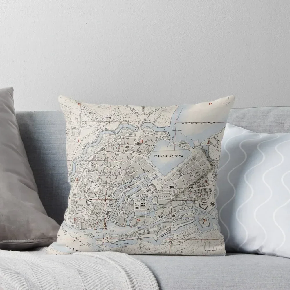 Vintage Hamburg Germany Map (1843) Throw Pillow Pillow Case Christmas Cushion Cover For Sofa Pillow Cases Decorative
Vintage Hamburg Germany Map (1843) Throw Pillow Pillow Case Christmas Cushion Cover For Sofa Pillow Cases Decorative