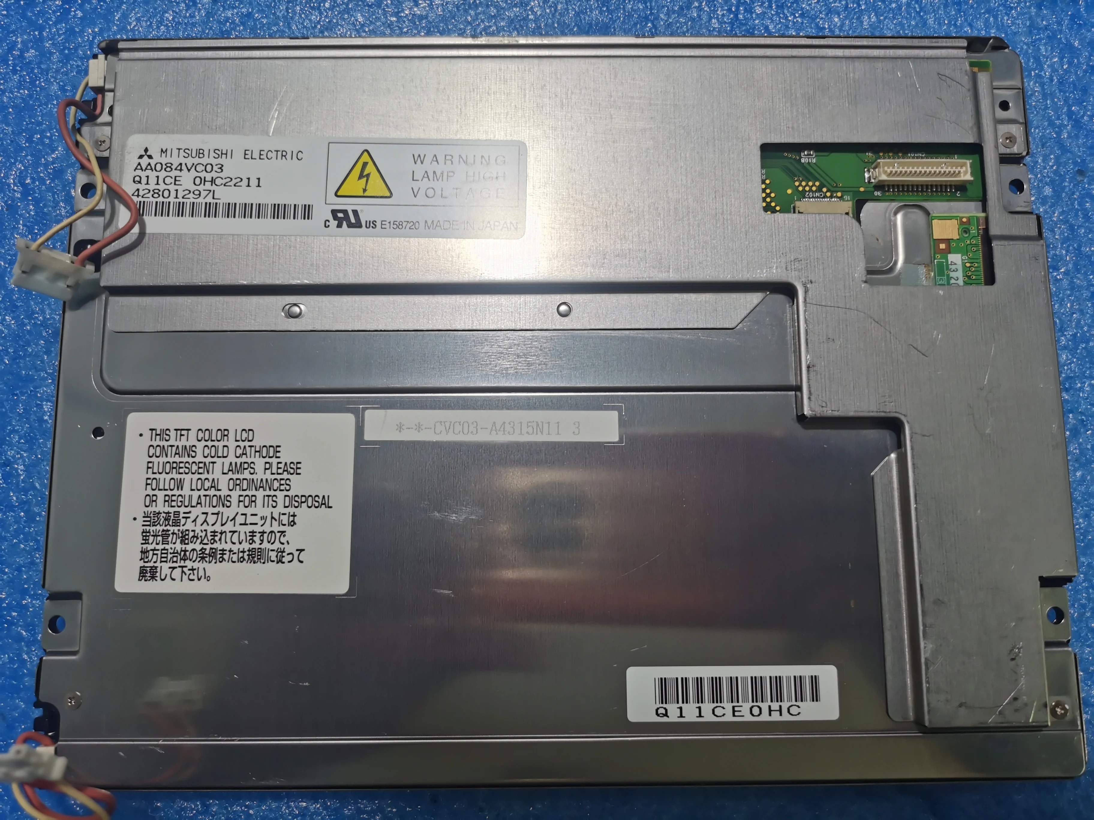 Original 8.4-inch industrial screen, tested in stock,Test board and driver board
Original 8.4-inch industrial screen, tested in stock,Test board and driver board