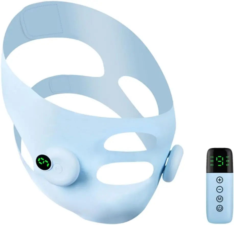 Pulse v face massager Massage mask EMS lift shaping massager double chin fade V face meter
Pulse v face massager Massage mask EMS lift shaping massager double chin fade V face meter