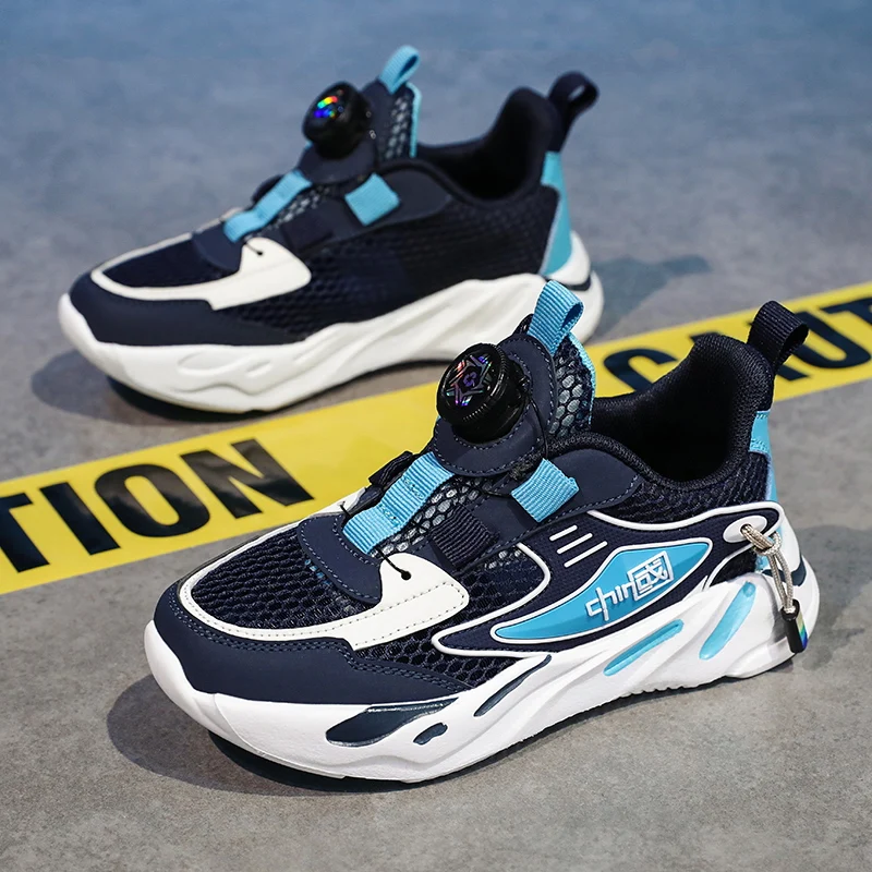 2024 Popular Children Rotating Button Casual Sports Running Hollow Out Shoes Designer Kids Basketball Shoes Blue Boy Sneakers
2024 Popular Children Rotating Button Casual Sports Running Hollow Out Shoes Designer Kids Basketball Shoes Blue Boy Sneakers