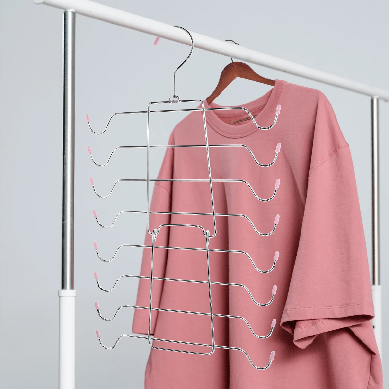 Multifunctional Bra Hanger Black Foldable Rack for Tank Tops Baby Clothes Closet ganizer Storage Saver Wardrobe Accessories
Multifunctional Bra Hanger Black Foldable Rack for Tank Tops Baby Clothes Closet ganizer Storage Saver Wardrobe Accessories