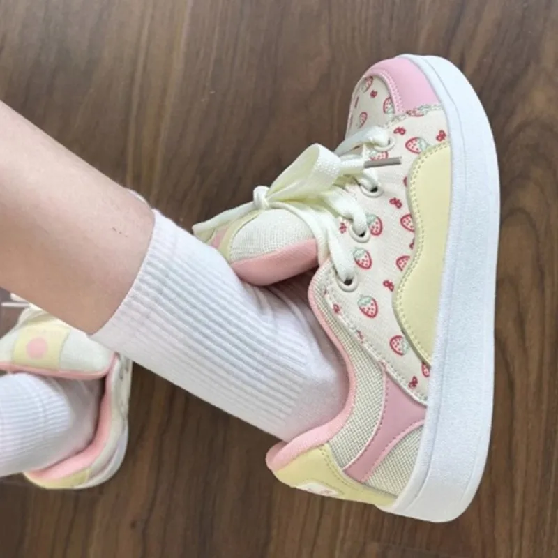 Женские кроссовки на платформе Strawberry Pink Color-Block в кампусном стиле, модная удобная универсальная повседневная обувь с дофамином
Женские кроссовки на платформе Strawberry Pink Color-Block в кампусном стиле, модная удобная универсальная повседневная обувь с дофамином