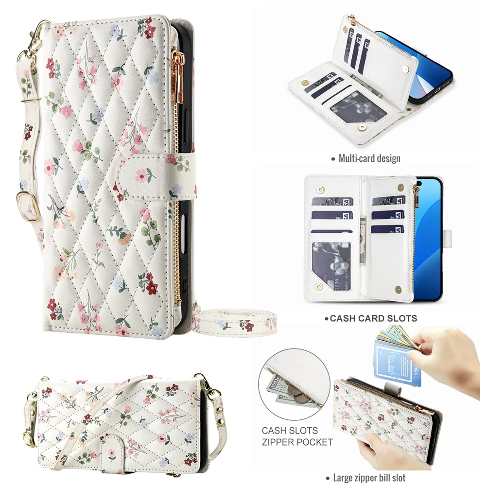 Rhombus Grain Flower Multi Layer Card Slots Leather Phone Case For iPhone 17 16 15 14 13 12 11 Pro Max XR X X XS Max 7 8 Plus
Rhombus Grain Flower Multi Layer Card Slots Leather Phone Case For iPhone 17 16 15 14 13 12 11 Pro Max XR X X XS Max 7 8 Plus