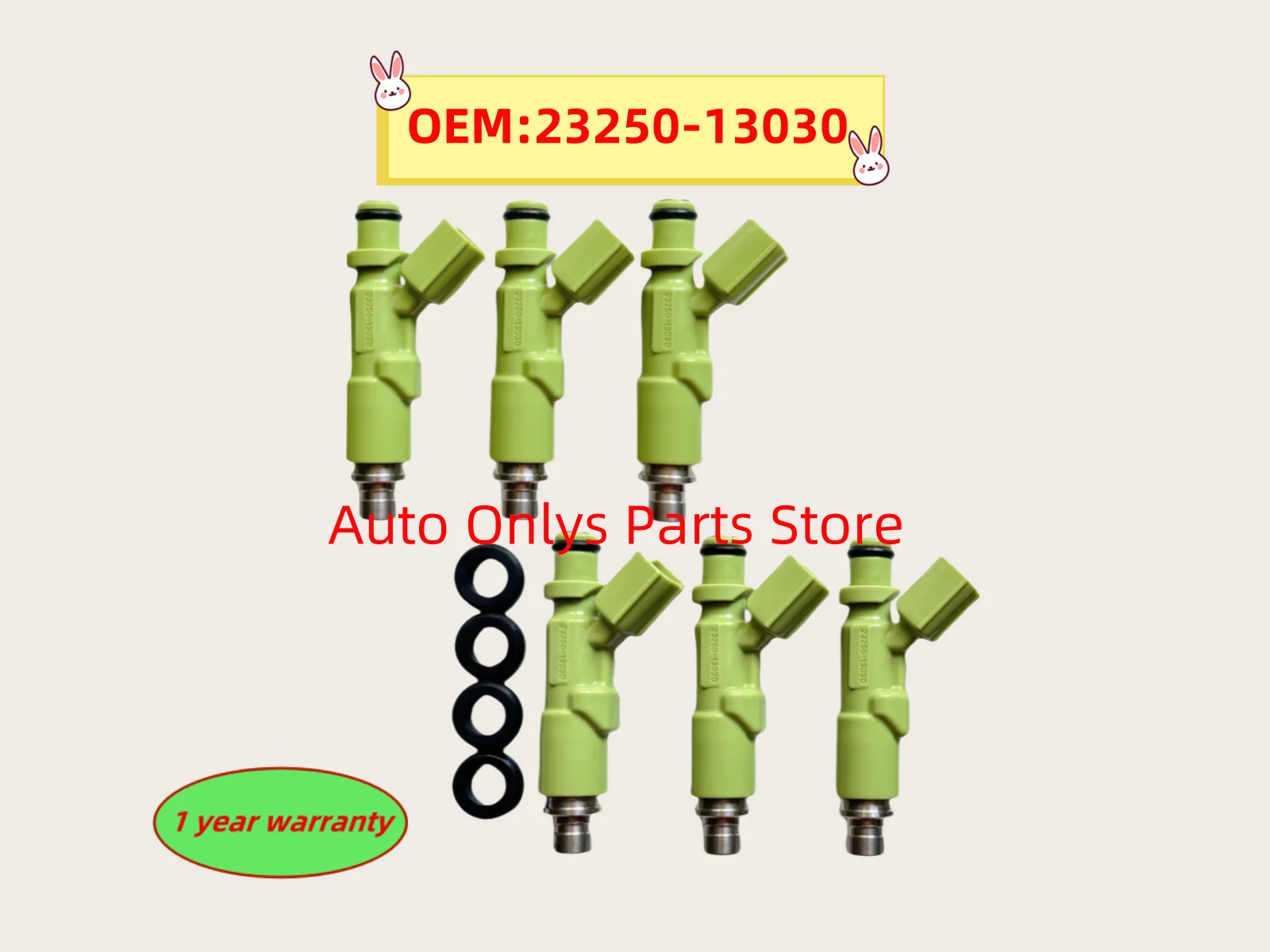 6pcs 23209-13030 Fuel injector nozzle 23250-13030 For - Toyota Universal T.U.V 96-07 Liteace Townace 96-04 2325013030 2320913030
6pcs 23209-13030 Fuel injector nozzle 23250-13030 For - Toyota Universal T.U.V 96-07 Liteace Townace 96-04 2325013030 2320913030