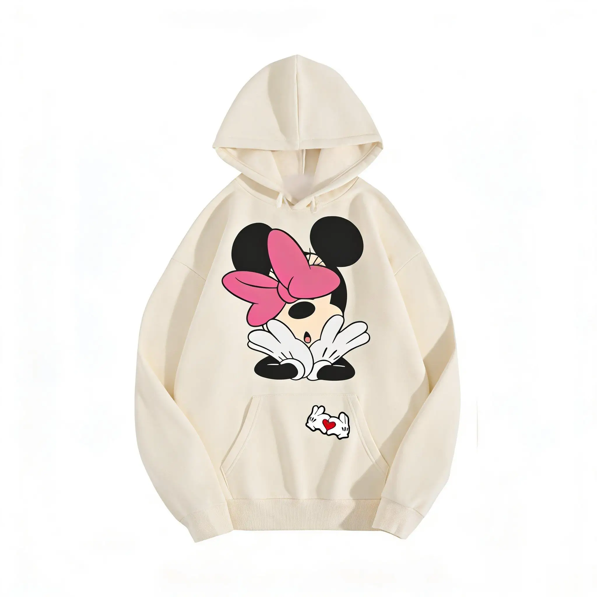 Толстовка с мультяшным принтом Disney, Микки и Минни Маус, женский и мужской пуловер, свитшот, зима 2026, кавайная повседневная уличная одежда, топ большого размера
Толстовка с мультяшным принтом Disney, Микки и Минни Маус, женский и мужской пуловер, свитшот, зима 2026, кавайная повседневная уличная одежда, топ большого размера
