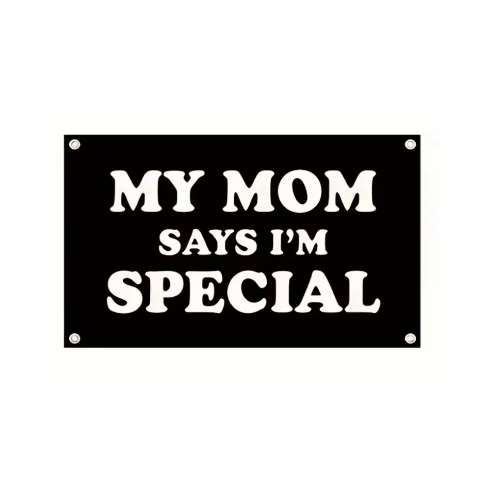 My Mom Says I'm Special Flag, 2x3fts 3x5fts Home Garden Decor Flags, With four grommets, Home Decor, Room Decor
My Mom Says I'm Special Flag, 2x3fts 3x5fts Home Garden Decor Flags, With four grommets, Home Decor, Room Decor
