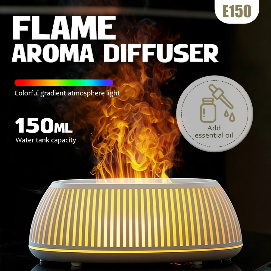 Flame Effect Aroma Diffuser, Mini USB Humidifier, 3D Colorful Fire Light, Essential Oil Diffuser for Bedroom Office Yoga Decor
Flame Effect Aroma Diffuser, Mini USB Humidifier, 3D Colorful Fire Light, Essential Oil Diffuser for Bedroom Office Yoga Decor