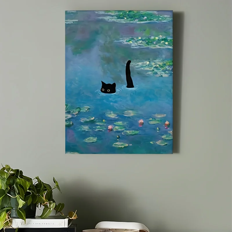 Funny Black Cat Wall Art Van Gogh Starry Night Poster Abstract Famous Reproduction Canvas Painting Aesthetic Room Home Decor
Funny Black Cat Wall Art Van Gogh Starry Night Poster Abstract Famous Reproduction Canvas Painting Aesthetic Room Home Decor