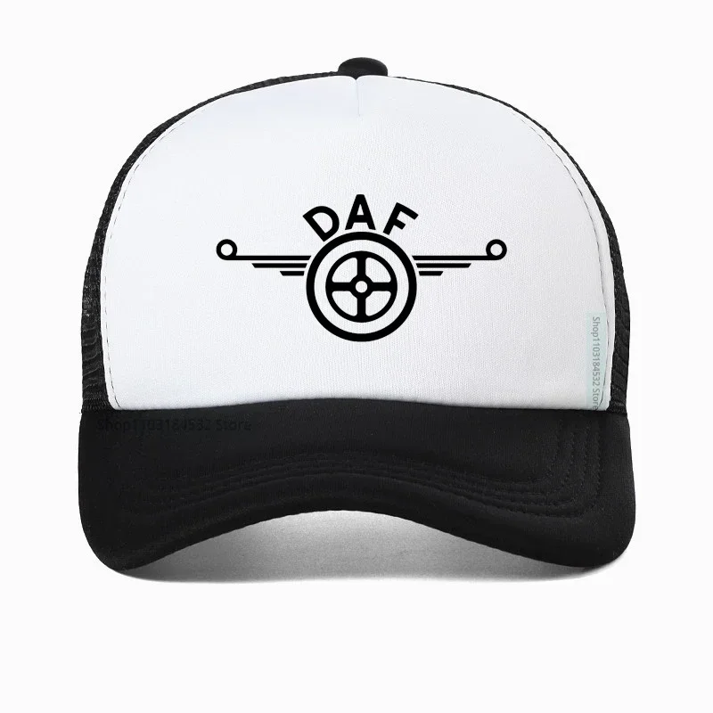 DAF TRUCKS COMPANY TRUCKER LOGO Men Baseball Cap New Casual outdoors Mesh Breathable Golf hat Adjustable man Snapback Hats
DAF TRUCKS COMPANY TRUCKER LOGO Men Baseball Cap New Casual outdoors Mesh Breathable Golf hat Adjustable man Snapback Hats