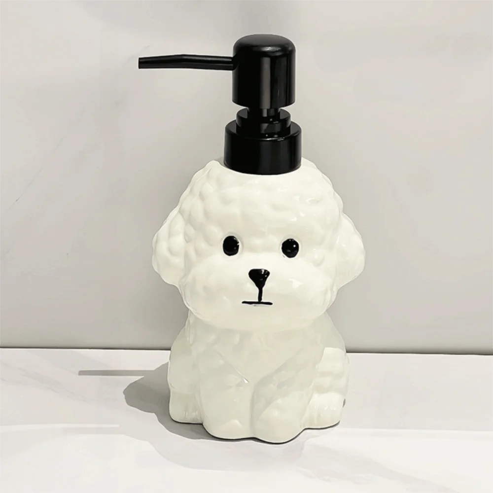 Refillable Bichon Frise Ceramic Soap Dispenser No-Leak Lotion Pump 400ml Reusable Pump Dispenser with 2 Pump Options Cute
Refillable Bichon Frise Ceramic Soap Dispenser No-Leak Lotion Pump 400ml Reusable Pump Dispenser with 2 Pump Options Cute