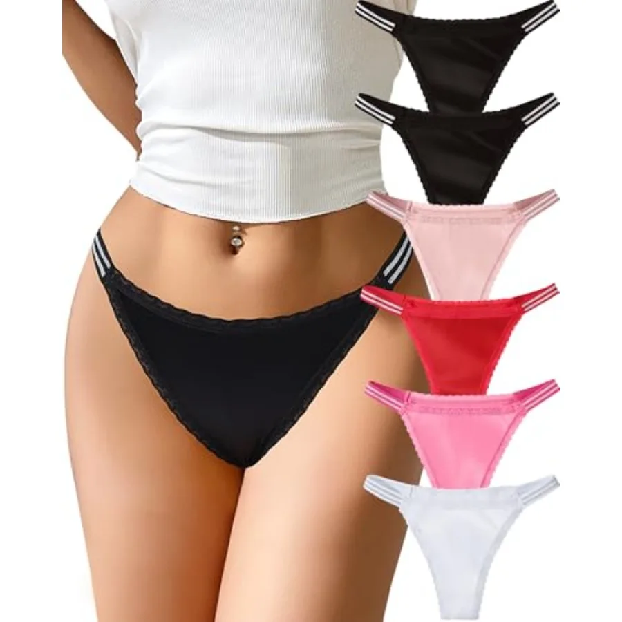 Thongs for Women Sexy G-String Thongs Lace Crystal Embellished Thong Seamless Lace Thong No Show Underwear
Thongs for Women Sexy G-String Thongs Lace Crystal Embellished Thong Seamless Lace Thong No Show Underwear