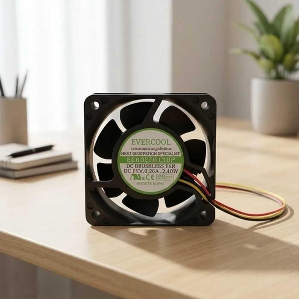 For EVERCOOL EC6025H12BP 6025 DC12V 0.20A 2.40W 3-Wire Inverter Cooling Fan
For EVERCOOL EC6025H12BP 6025 DC12V 0.20A 2.40W 3-Wire Inverter Cooling Fan