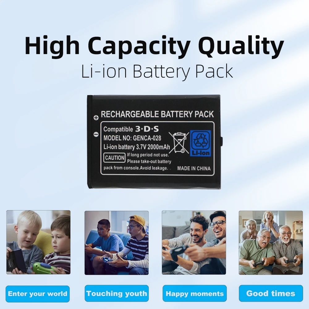 PHOMAX 2000mAh GENCA-028 For Nintendo 2DS 3DS NEW 2DS XL Battery CTR-003 For Nintendo 3DS N3DS Gamepad Controller New 3DS 3DS
PHOMAX 2000mAh GENCA-028 For Nintendo 2DS 3DS NEW 2DS XL Battery CTR-003 For Nintendo 3DS N3DS Gamepad Controller New 3DS 3DS