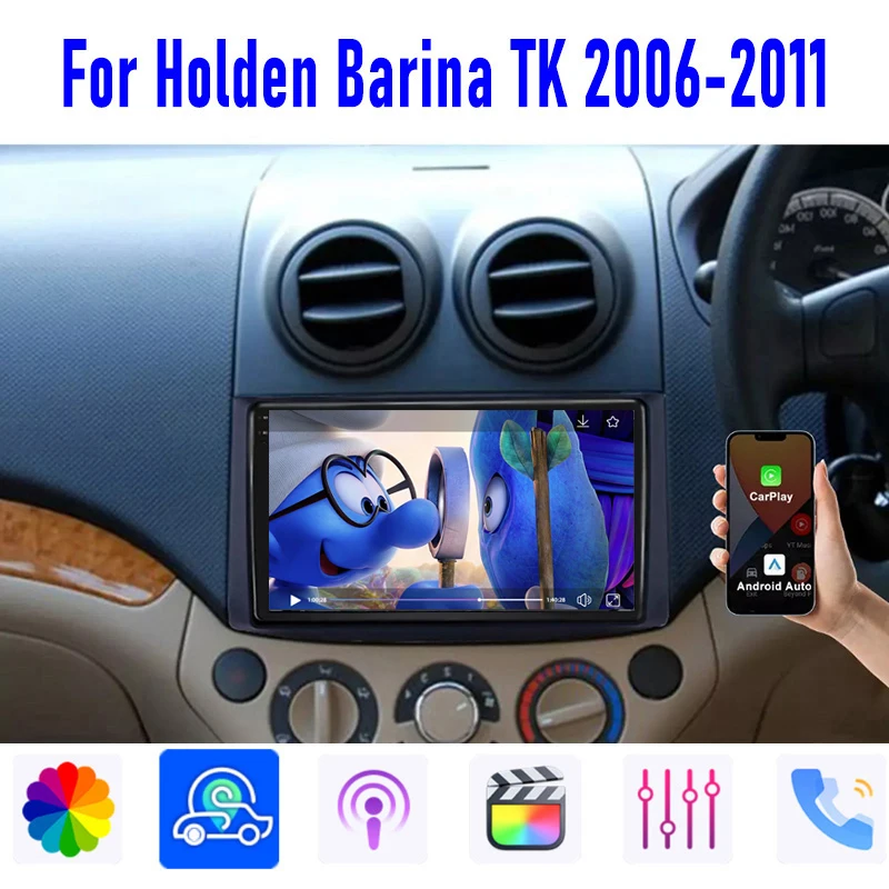 GPS Car radio 9" For Holden Barina TK 2006-2011 Stereo Head Unit Wireless Apple Carplay Android 15 Camera Google Map WIFI 64GB
GPS Car radio 9" For Holden Barina TK 2006-2011 Stereo Head Unit Wireless Apple Carplay Android 15 Camera Google Map WIFI 64GB