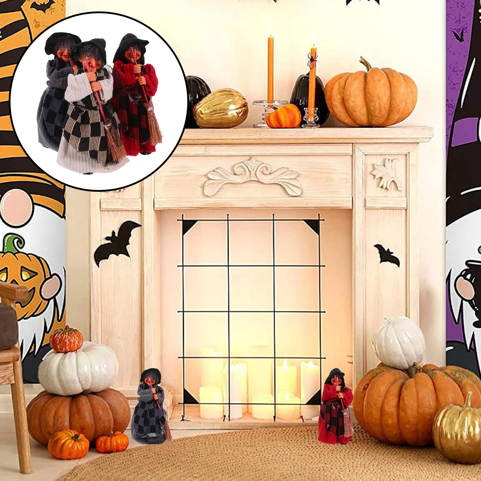 3 Pcs Witch Pendant Grocery Shop Decoration Halloween Decorate Hanging Plastic Accessory
3 Pcs Witch Pendant Grocery Shop Decoration Halloween Decorate Hanging Plastic Accessory