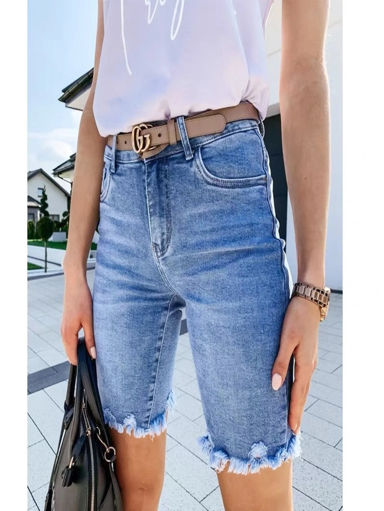 Mens Comfort Stretch Blue Denim Shorts Skinny Fit Daily Jeans For Man No accessories or belts included
Mens Comfort Stretch Blue Denim Shorts Skinny Fit Daily Jeans For Man No accessories or belts included