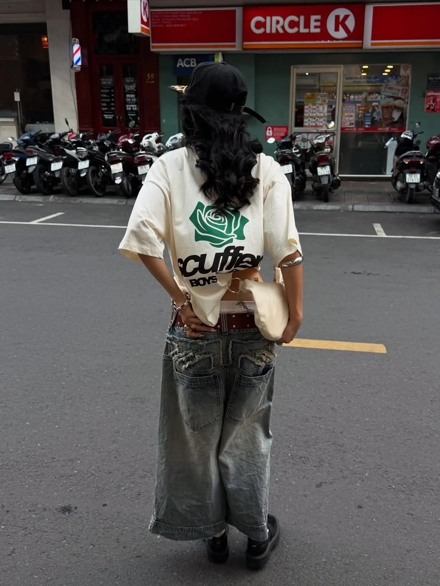 Harajuku Oversized Short Sleeves Green Flower Graphic T Shirts Cotton Gothic Casual OOTD Streetwear Y2k Tops Women Clothing
Harajuku Oversized Short Sleeves Green Flower Graphic T Shirts Cotton Gothic Casual OOTD Streetwear Y2k Tops Women Clothing