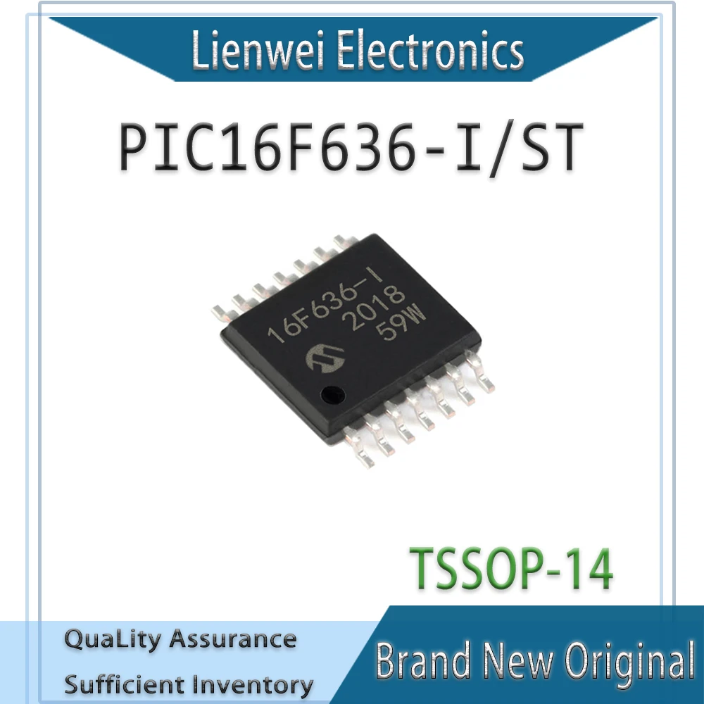 100% New Original 16F636-I PIC16F636-I/ST PIC16F636 IC MCU Chipset TSSOP-14
100% New Original 16F636-I PIC16F636-I/ST PIC16F636 IC MCU Chipset TSSOP-14