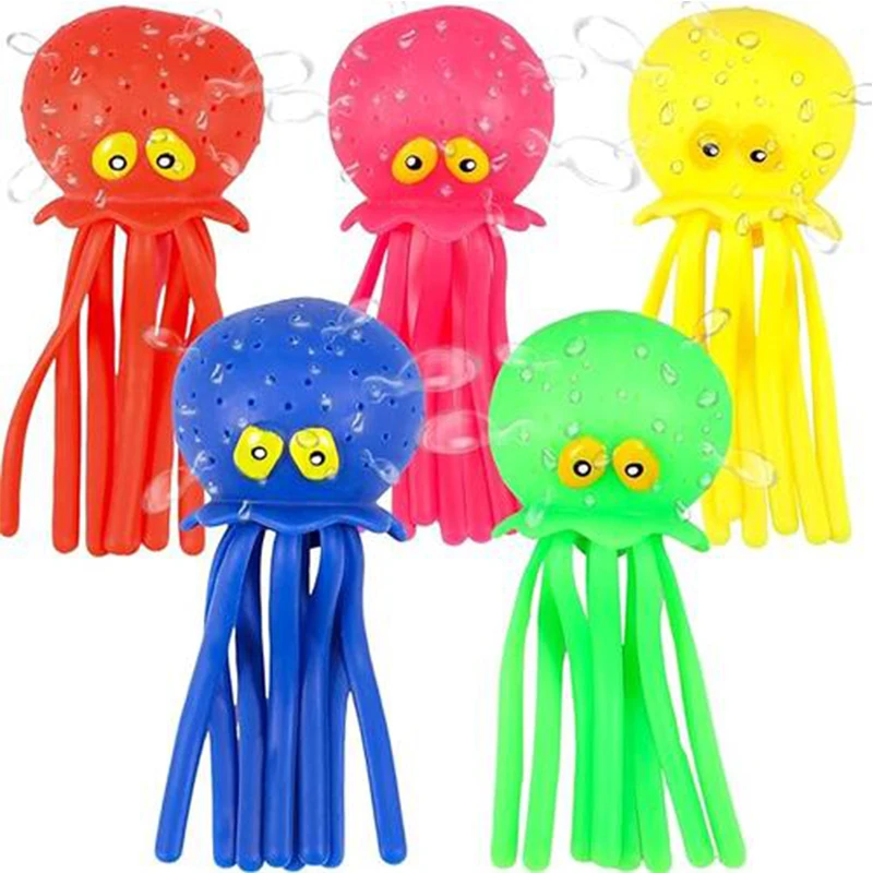 Summer Swimming Play Water Bathroom Toy Baby Bath Toys Sponge Water Absorbing Octopus Squeezing Stress Relief Toys for Children
Summer Swimming Play Water Bathroom Toy Baby Bath Toys Sponge Water Absorbing Octopus Squeezing Stress Relief Toys for Children