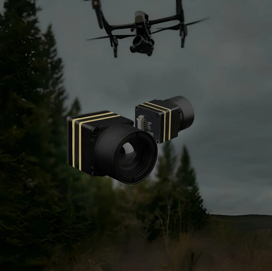 FPV Drone Thermal Imaging Camera 256/384/640 Resolution 4mm/9.1mm/9.7mm Lens CVBS Output Interface Night Vision Camera Module
FPV Drone Thermal Imaging Camera 256/384/640 Resolution 4mm/9.1mm/9.7mm Lens CVBS Output Interface Night Vision Camera Module