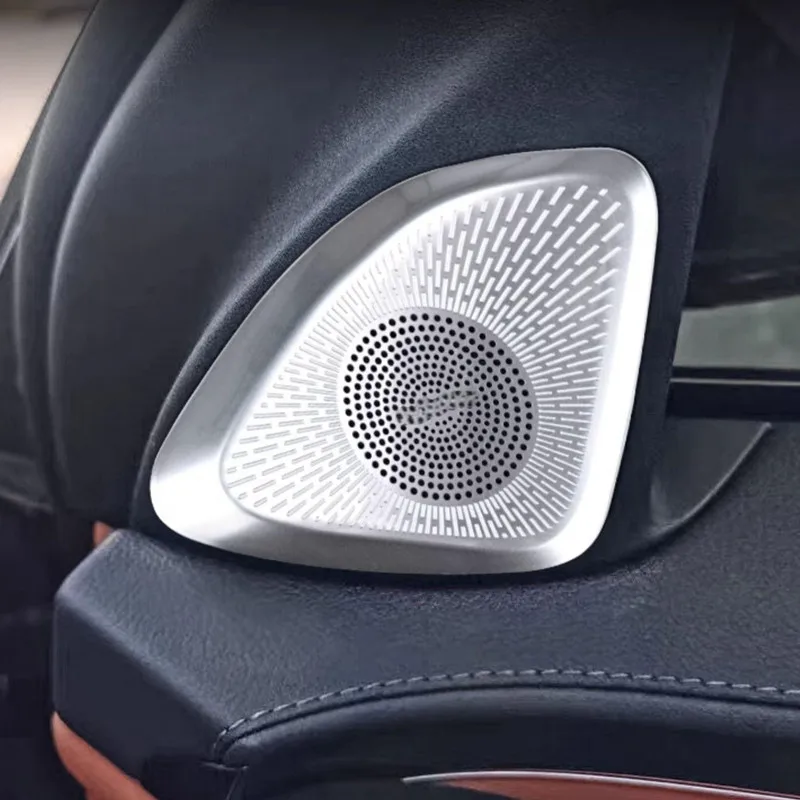 Car Horn Cover Door Horn Protective Cover A-pillar tweeter Horn Cover Stainless Steel For Mercedes Benz S Class W223 2021-2025
Car Horn Cover Door Horn Protective Cover A-pillar tweeter Horn Cover Stainless Steel For Mercedes Benz S Class W223 2021-2025