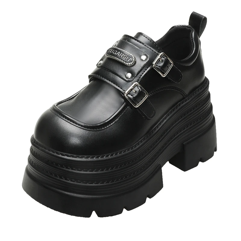 10CM 2025 Women Punk Shoes High Heels Fashion Comfortable Platform Sneakers Shoes Woman Chunky Casual Outdoor Female Loafers
10CM 2025 Women Punk Shoes High Heels Fashion Comfortable Platform Sneakers Shoes Woman Chunky Casual Outdoor Female Loafers