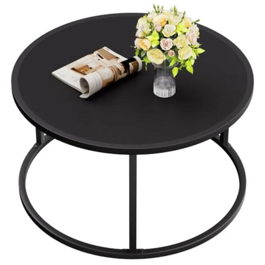 Small Round Coffee Table, Coffee Tables for Living Room, Modern Center Table for Small Space Home Office Gardern, 27.6 × 27.6 ×
Small Round Coffee Table, Coffee Tables for Living Room, Modern Center Table for Small Space Home Office Gardern, 27.6 × 27.6 ×